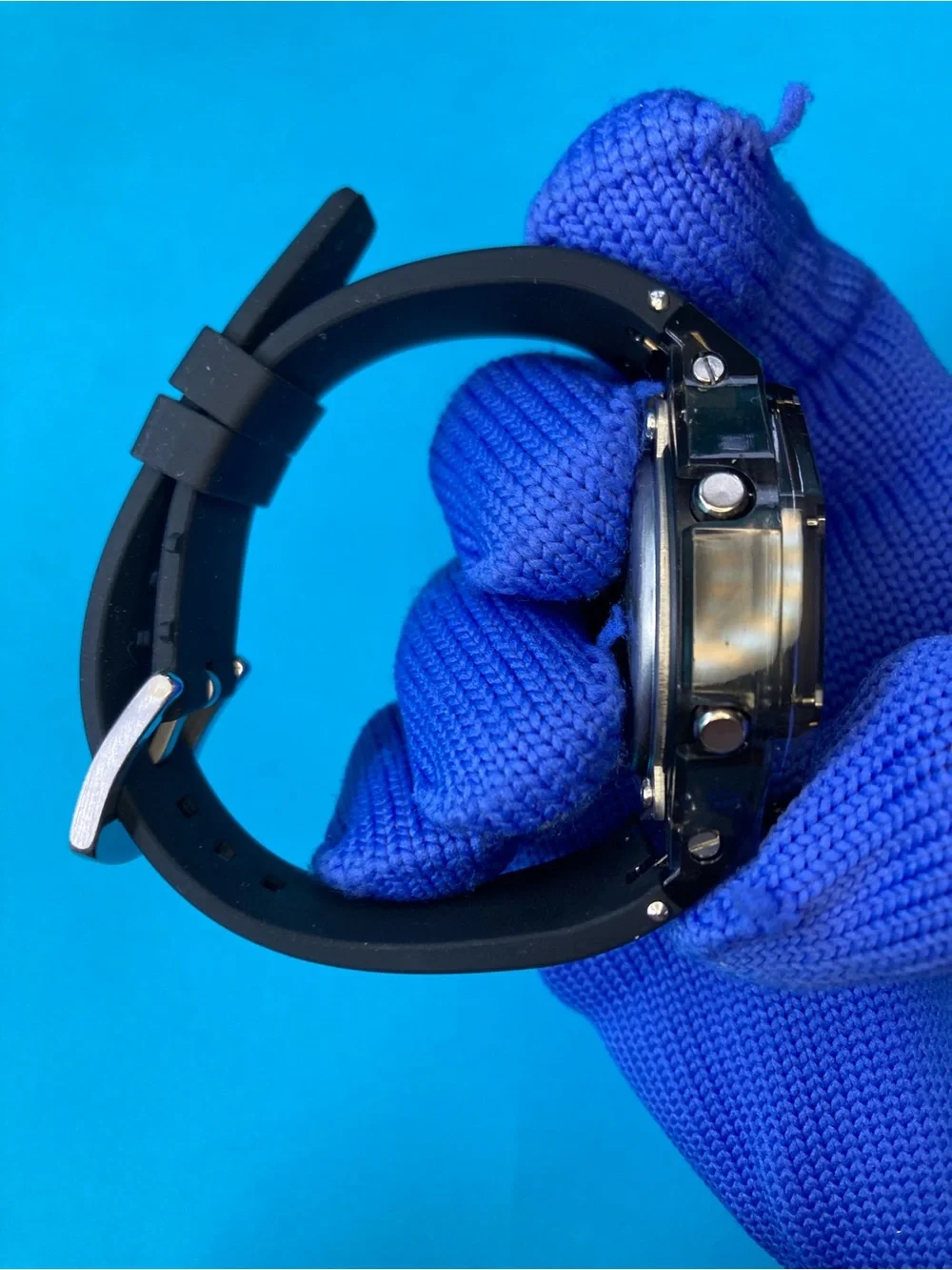 Custom G Shock Clear and Black colorway